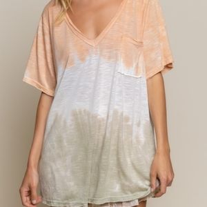 POL Cantelope Blend Oversized Tee
